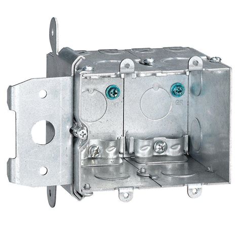 2 gang metal electrical box|2 gang adjustable electrical box.